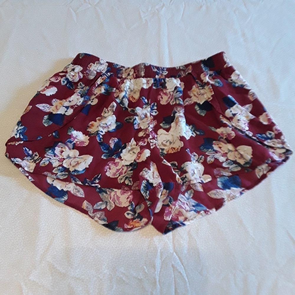 Charlotte Russe Floral Lounge Shorts Size MEDIUM